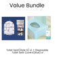 Langlebiger Toilettensitz mit Soft-Close-Funktio