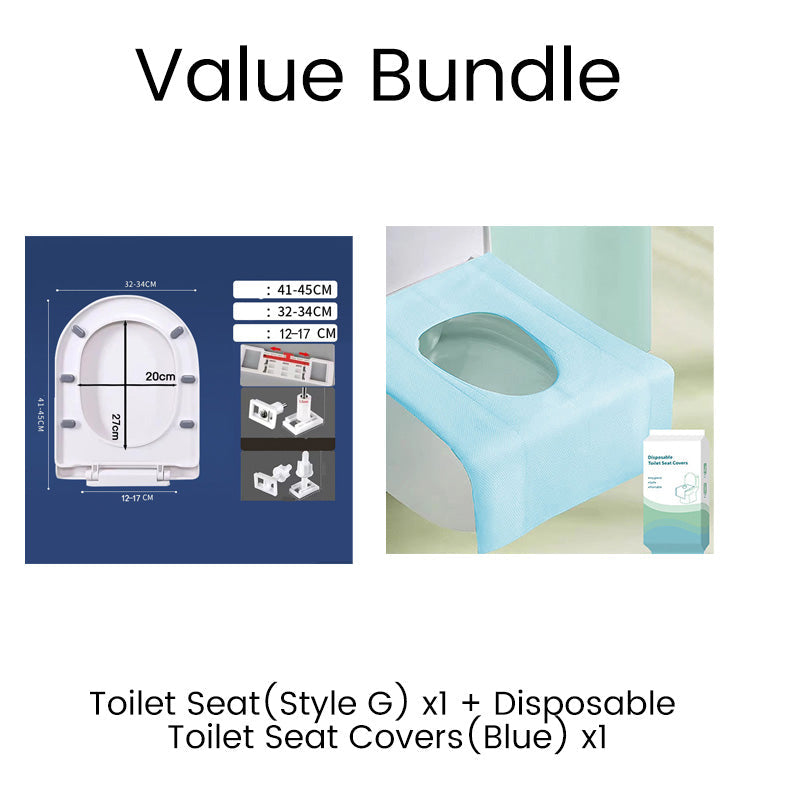 Langlebiger Toilettensitz mit Soft-Close-Funktio