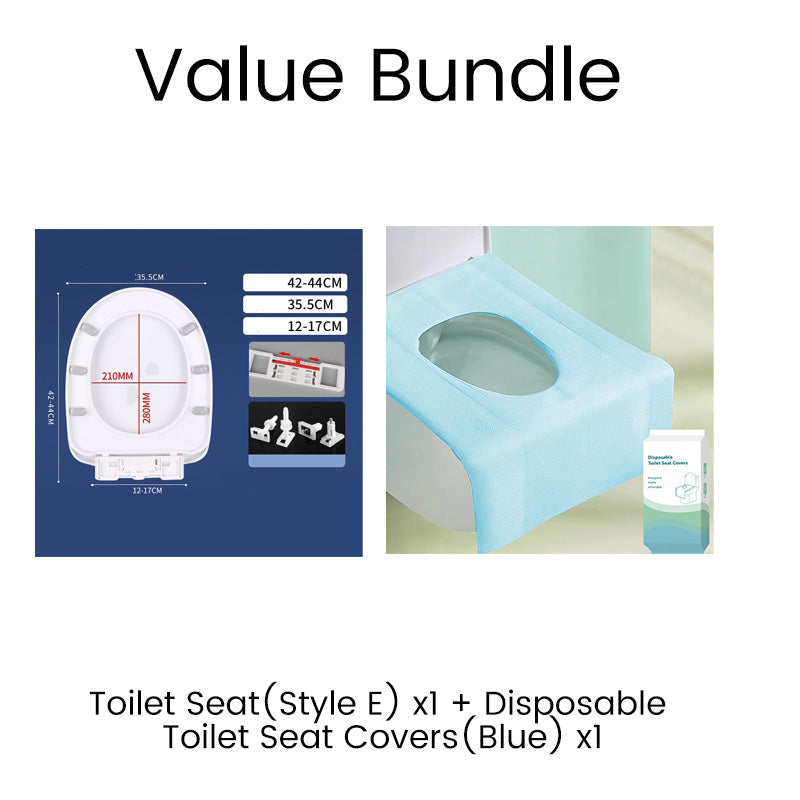 Langlebiger Toilettensitz mit Soft-Close-Funktio