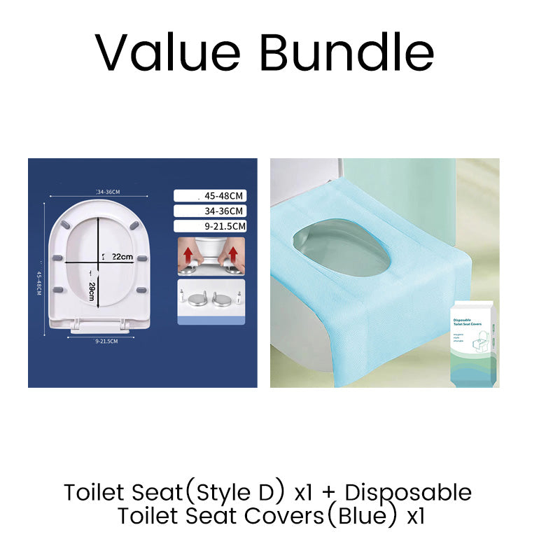 Langlebiger Toilettensitz mit Soft-Close-Funktio