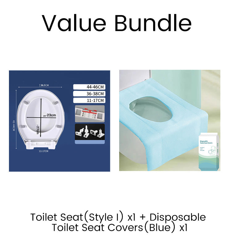 Langlebiger Toilettensitz mit Soft-Close-Funktio
