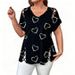 📢📢50% RABATT !!⏰Damen Lässiges V-Ausschnitt Kurzarm T-Shirt