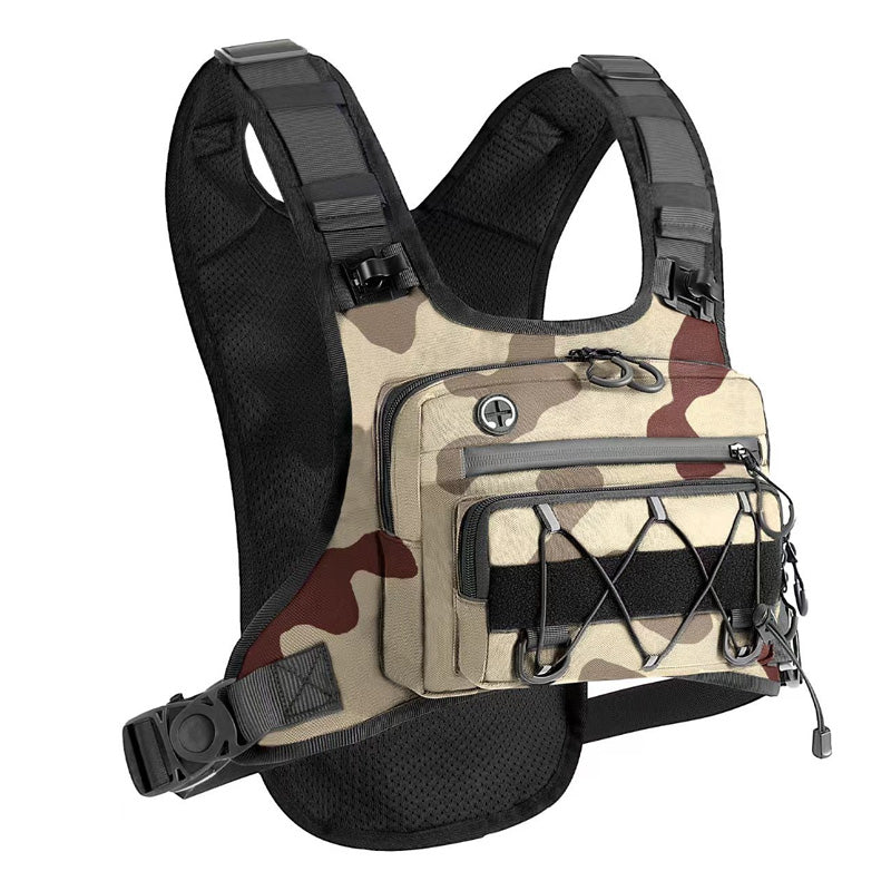 🚴【 Limitiertes Angebot – 50% Rabatt】♂️🥤✨Brusttasche, Trinksystem-kompatible Radweste für Herren