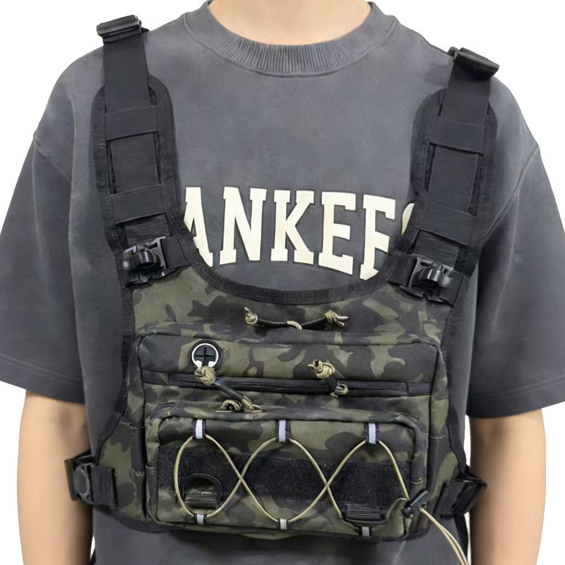 🚴【 Limitiertes Angebot – 50% Rabatt】♂️🥤✨Brusttasche, Trinksystem-kompatible Radweste für Herren