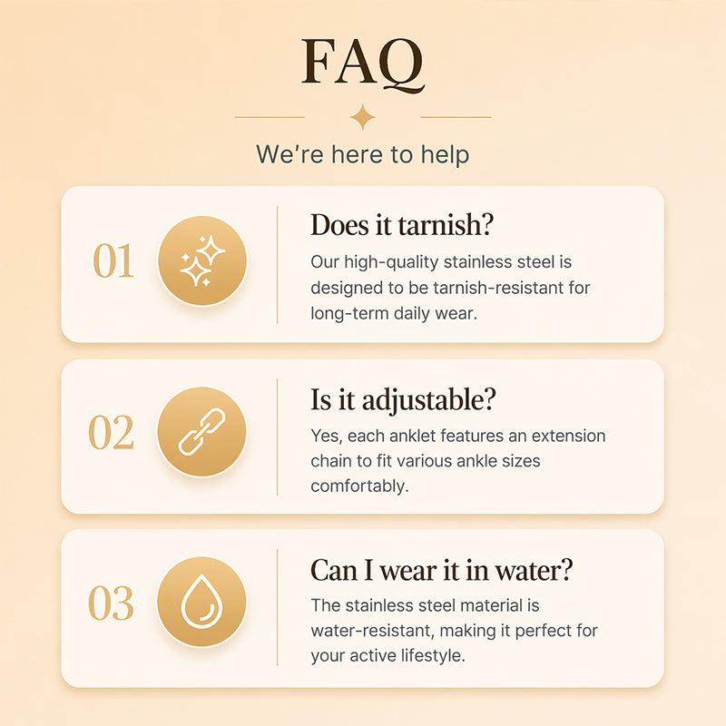 🌸 50% OFF NOW! 🌸Dainty Layered Gold Initial Anklets for Women