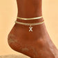 🌸 50% OFF NOW! 🌸Dainty Layered Gold Initial Anklets for Women
