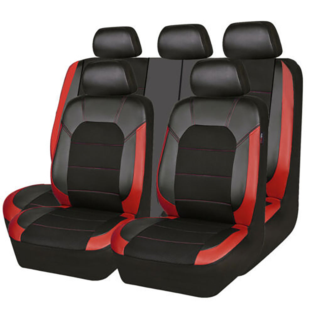 🚗🖤 50% RABATT! Universelles Set aus weichem Leder-Autositzbezügen – Premium-Kunstleder, Diamant-Quilt & Airbag-kompatibel – Schützt Originalsitze & veredelt den Innenraum ✨