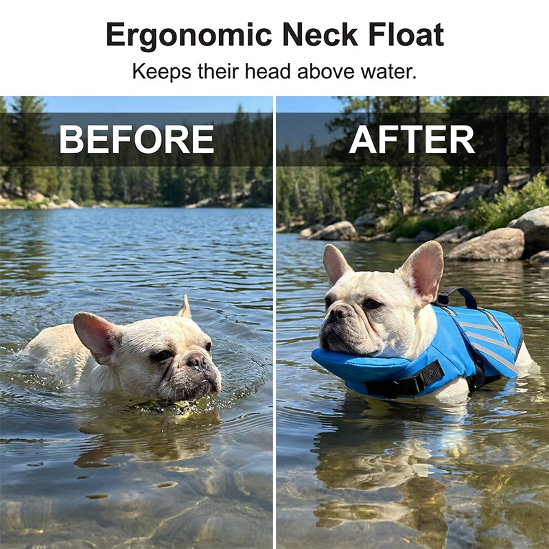 🐶🦺 Reflektierende Rettungsweste in Form von Engelsflügeln für Hunde ✨🌊