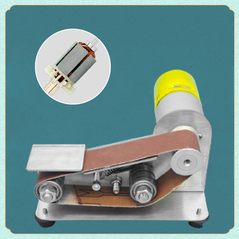 Mini Elektro Bandschleifer – Tragbarer Schleifer & Polierer für Holz, Metall und DIY-Projekte
