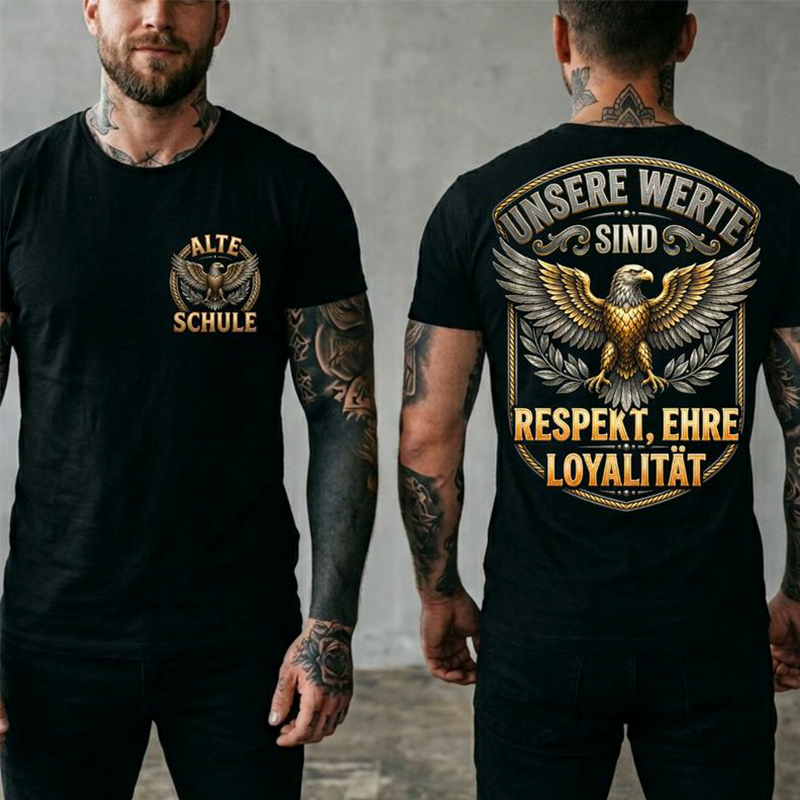 👕🎨 50% RABATT! Herren Bedrucktes Rundhals-Kurzarm-T-Shirt – Lässig, bequem & vielseitig – Perfekt für den Alltag, Freizeit & warme Tage ✨