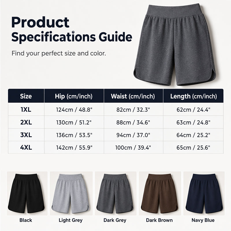 📢📢40% RABATT !!⏰Damen Lässige Weite-Bein Knielange Shorts
