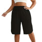 📢📢40% RABATT !!⏰Damen Lässige Weite-Bein Knielange Shorts