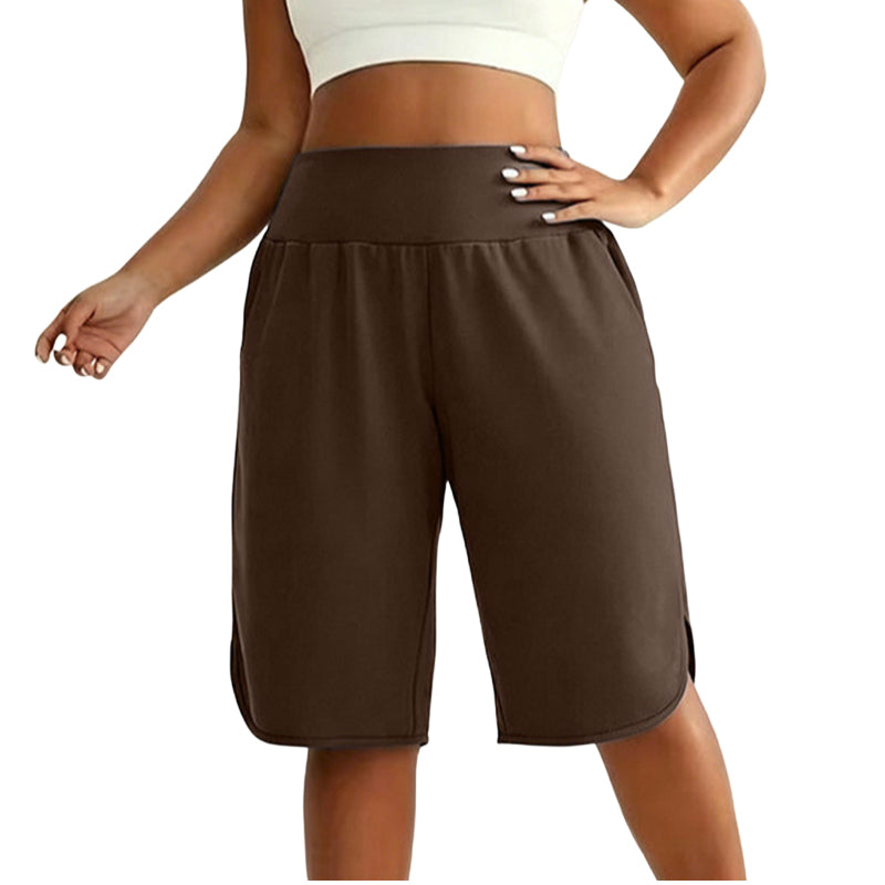 📢📢40% RABATT !!⏰Damen Lässige Weite-Bein Knielange Shorts