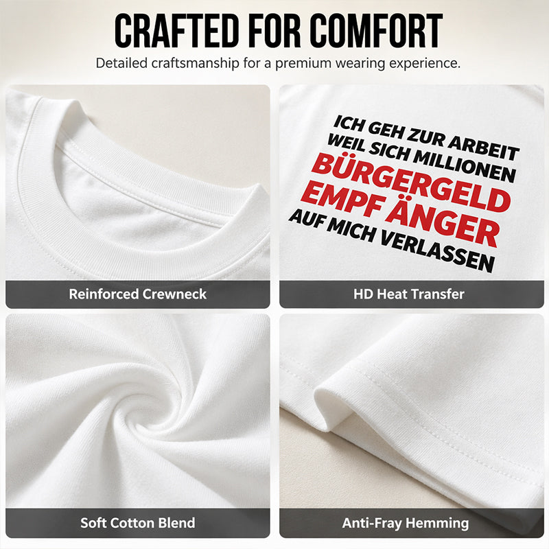 👕 50% RABATT! 😄 Herren Casual Rundhals-Shirt mit lustigem Slogan – Weiche Baumwolle, witziger Print & bequeme Passform – Perfekt für entspannte Tage & gute Laune ✨