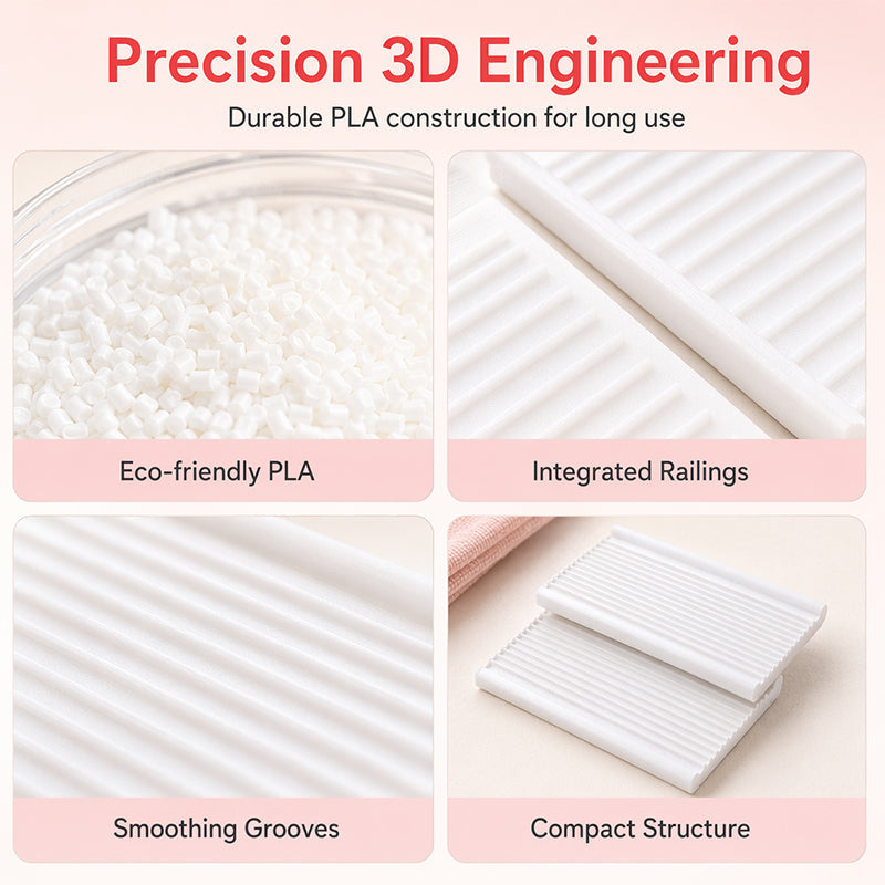 3D-gedrucktes Mini-Formset für Tonkugeln