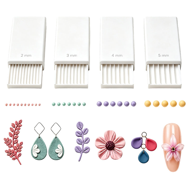 3D-gedrucktes Mini-Formset für Tonkugeln