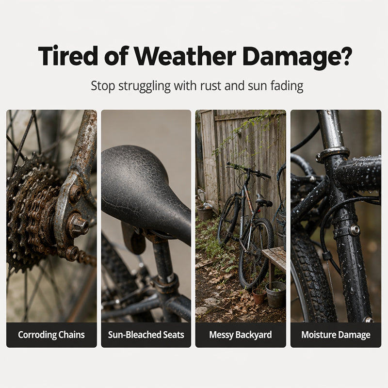 Wasserdichtes Outdoor-Fahrradschutzzelt