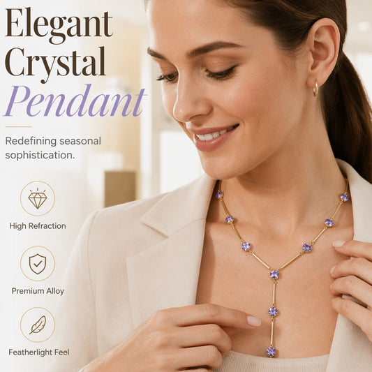 Elegante Y-förmige Tropfen-Halskette für Damen
