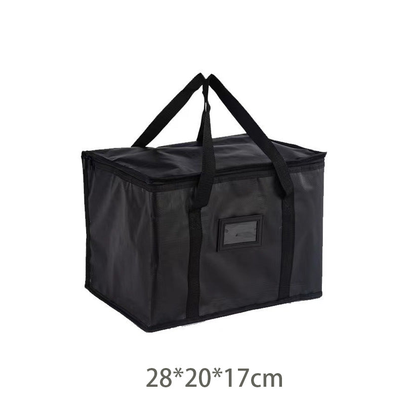 Großvolumiger, handlicher Reißverschlussbeutel mit Aluminiumfolienisolierung
