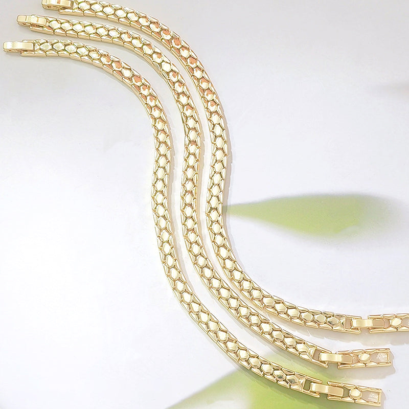 Elegantes Damen-Goldketten-Armband