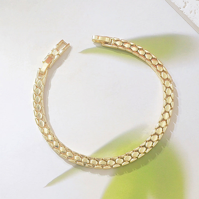 Elegantes Damen-Goldketten-Armband