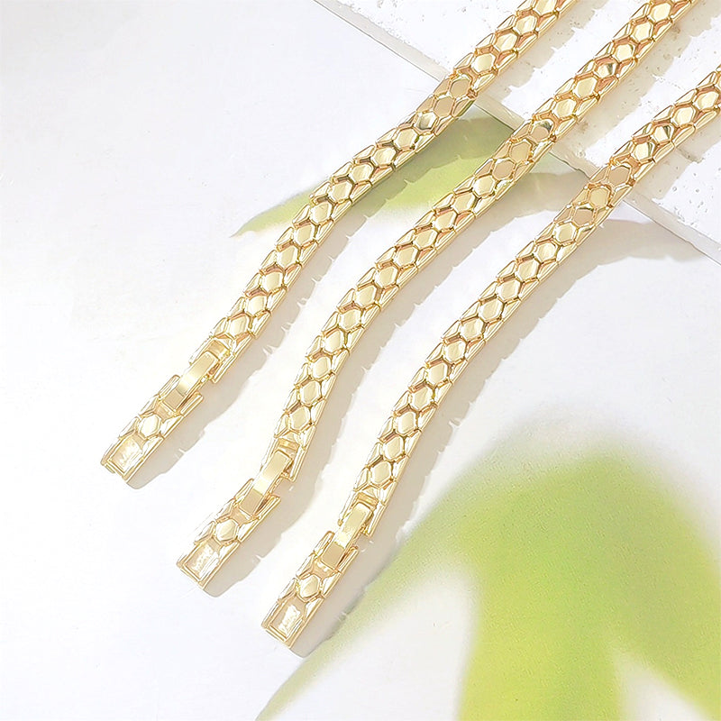 Elegantes Damen-Goldketten-Armband