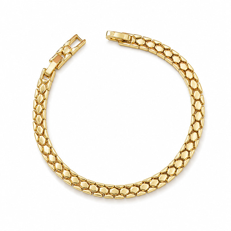 Elegantes Damen-Goldketten-Armband