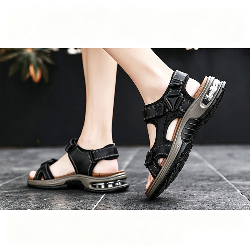 🏃‍♂️ 50 % Rabatt – Herren-Sportsandalen mit Luftpolstersohle – weiches Fußbett, rutschfeste Sohle & langlebig – ideal für Spaziergänge, Reisen & aktive Tage 🌿