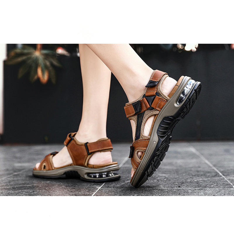 🏃‍♂️ 50 % Rabatt – Herren-Sportsandalen mit Luftpolstersohle – weiches Fußbett, rutschfeste Sohle & langlebig – ideal für Spaziergänge, Reisen & aktive Tage 🌿
