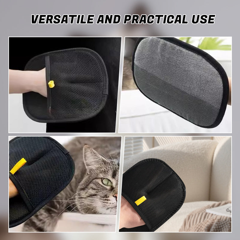 🎉 2026 Sale — Over 27400 Sold! ⏰Reusable Static Pet Hair Removal Gloves｜Multi-Surface Lint Remover ✨