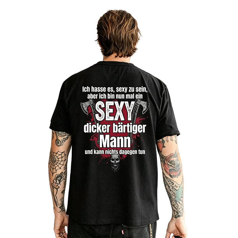 👕😂 50% RABATT! Herren Kurzarm-T-Shirt mit humorvollem Slogan – Lässig, bequem & garantiert gut gelaunt – Perfekt für den Alltag, Partys & Biergarten ✨