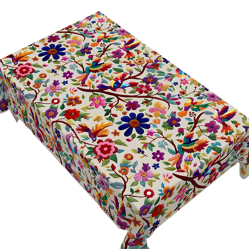 🌸50% RABATT!🏡✨ Retro Blumen Tischdecke – Stilvoll für Esszimmer & Garten