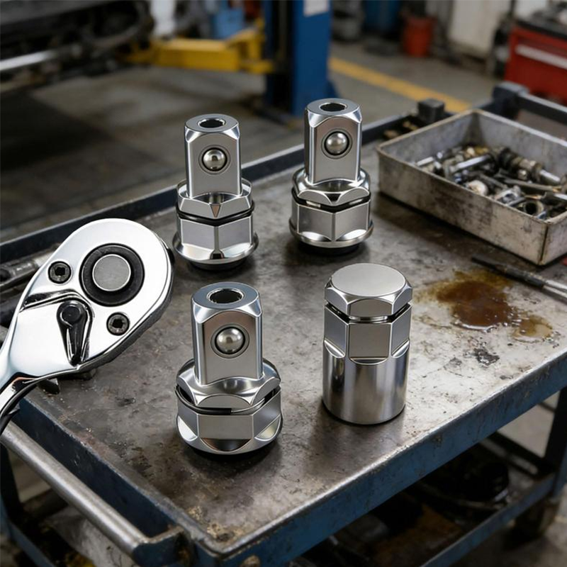 🔧 SOLDES 2026 – PLUS DE 23 700 VENDUS ! 🔩 Jeu d’Adaptateurs Douilles Acier CR-V pour Clé à Cliquet – Chrome-Vanadium – Éjection Rapide & Hexagonal Encastré for Mécanique Pro