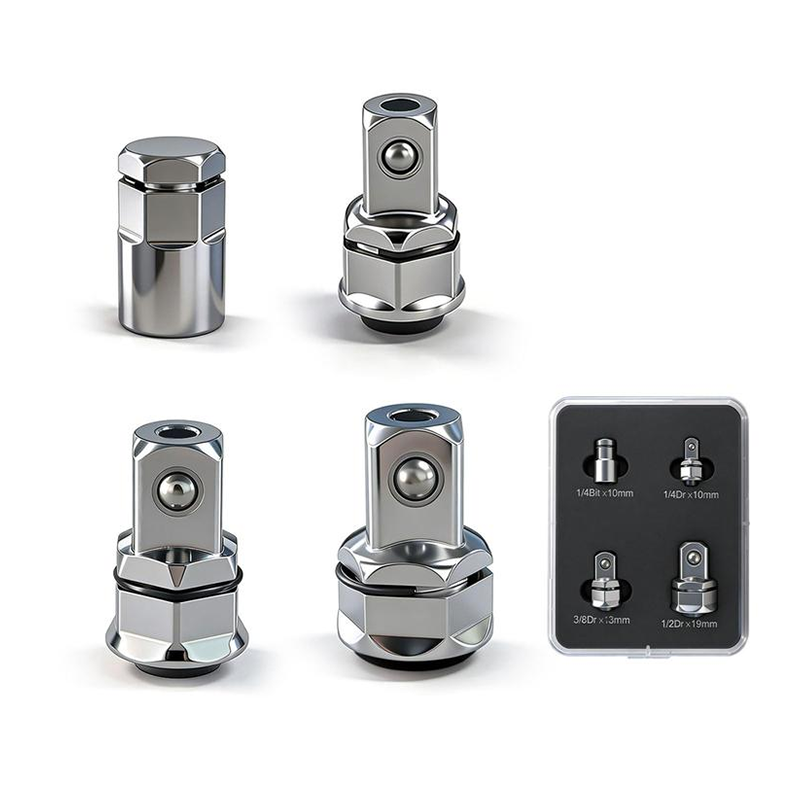 🔧 SOLDES 2026 – PLUS DE 23 700 VENDUS ! 🔩 Jeu d’Adaptateurs Douilles Acier CR-V pour Clé à Cliquet – Chrome-Vanadium – Éjection Rapide & Hexagonal Encastré for Mécanique Pro