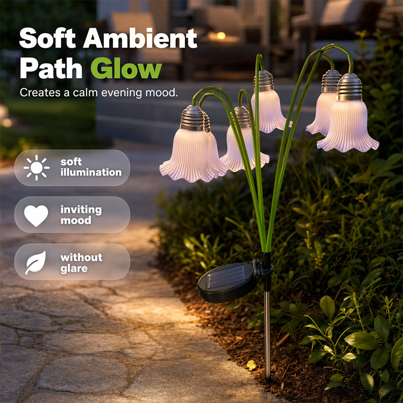 ⏳Solar-Blumenleuchten, Gartendekoration für den Außenbereich💐💡