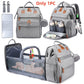 🔄 2-in-1: Faltbare Wickeltasche + Mobile Wickelstation 👶🧳 | Der ultimative Reisebegleiter! ⭐