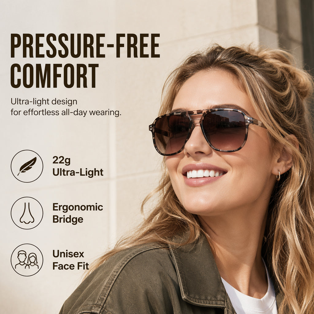 📢📢50% RABATT JETZT!! ⏰Trendige UV400 Sonnenbrille für Herren & Damen – 12 Farben