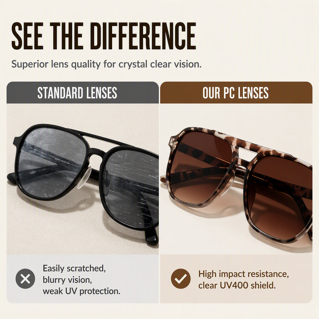 📢📢50% RABATT JETZT!! ⏰Trendige UV400 Sonnenbrille für Herren & Damen – 12 Farben