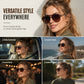 📢📢50% RABATT JETZT!! ⏰Trendige UV400 Sonnenbrille für Herren & Damen – 12 Farben