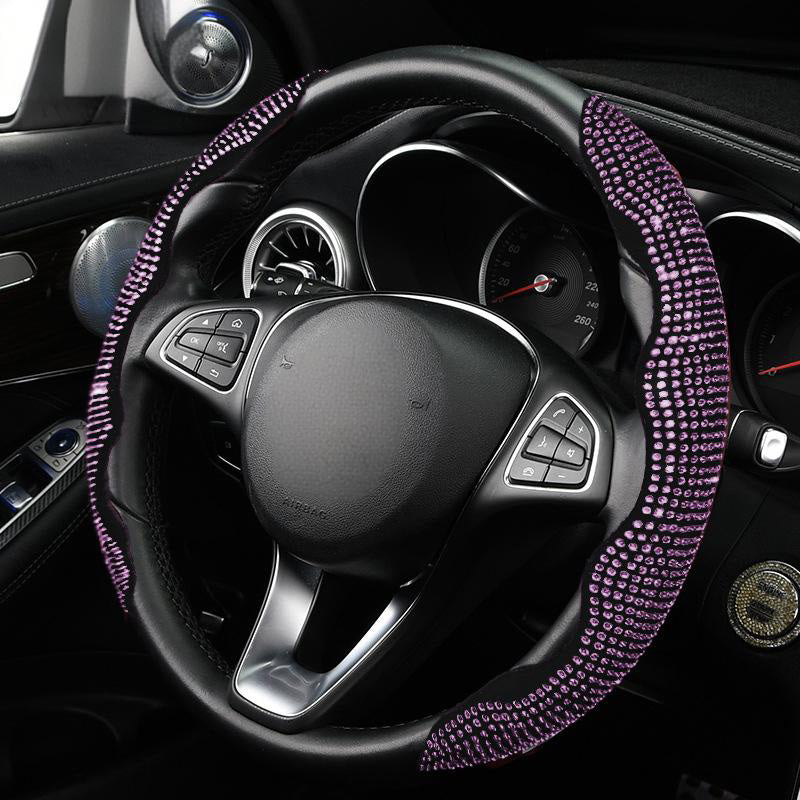 Strass-Glitzer-Lenkradbezug für Autos