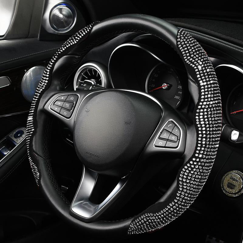 Strass-Glitzer-Lenkradbezug für Autos