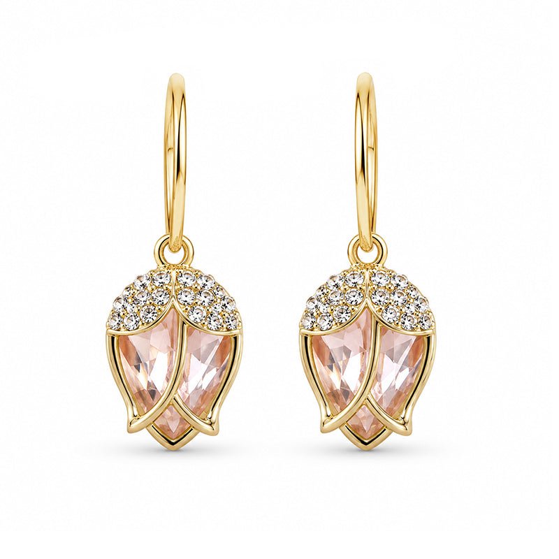 Elegante Rosenknospen-C-Creolen