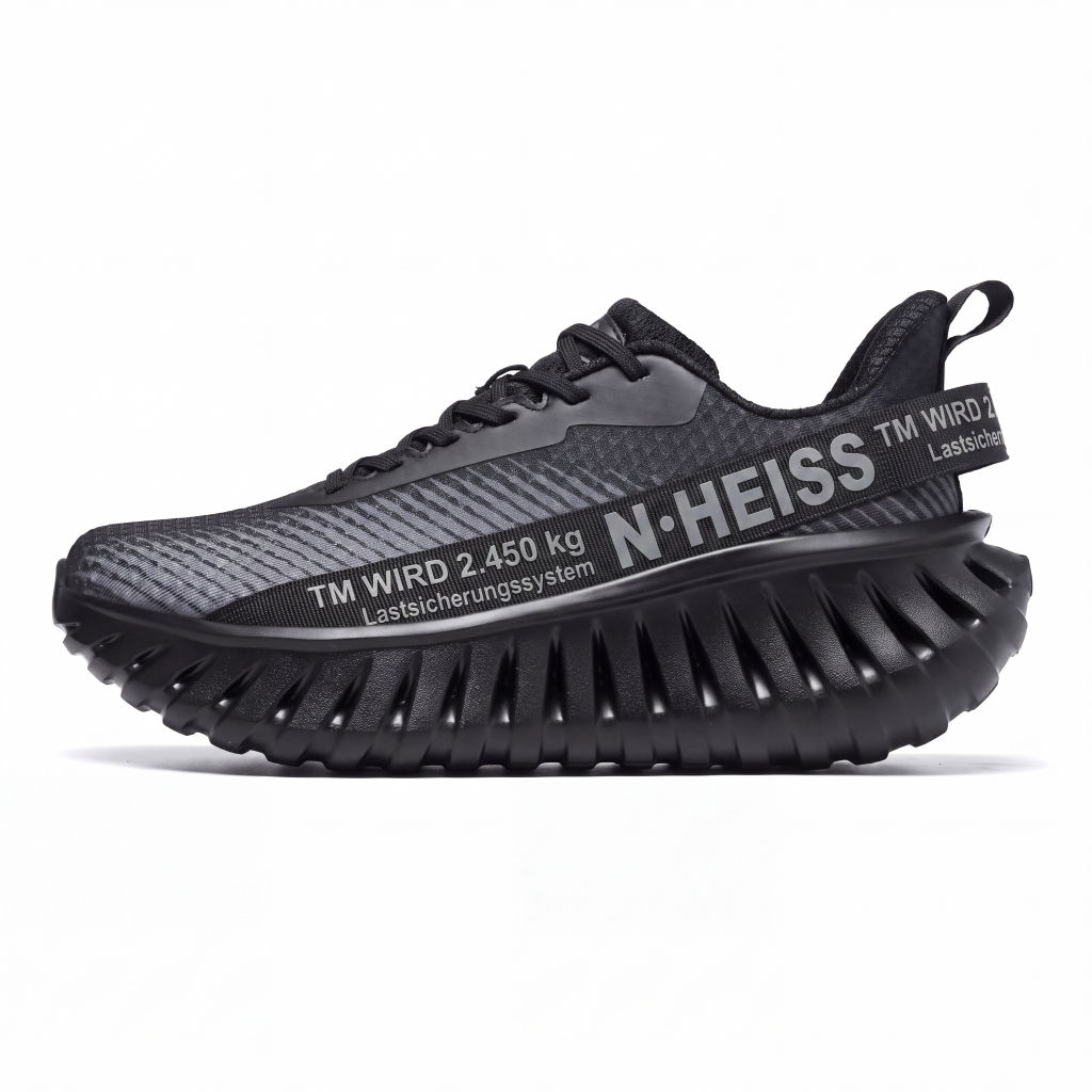 Leichte, atmungsaktive Herren-Sneaker mit dicker Sohle