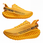 Leichte, atmungsaktive Herren-Sneaker mit dicker Sohle