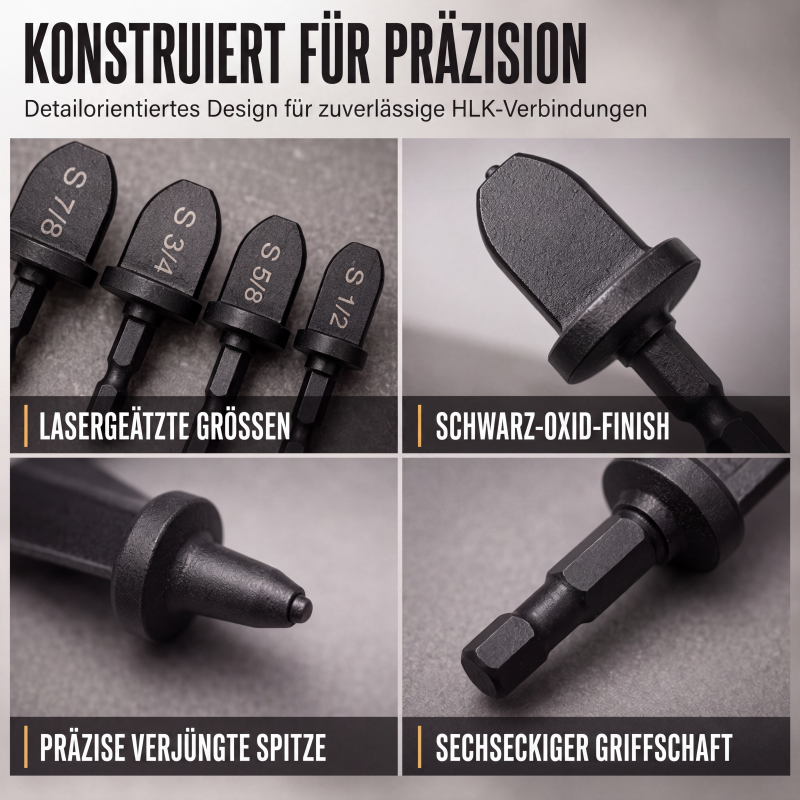 🔧⚡ HVAC-Bördelwerkzeug-Set – 50% RABATT! Reibungserweiterung, gehärteter Stahl, lasergravierte Größen – saubere Verbindungen. 🛠️