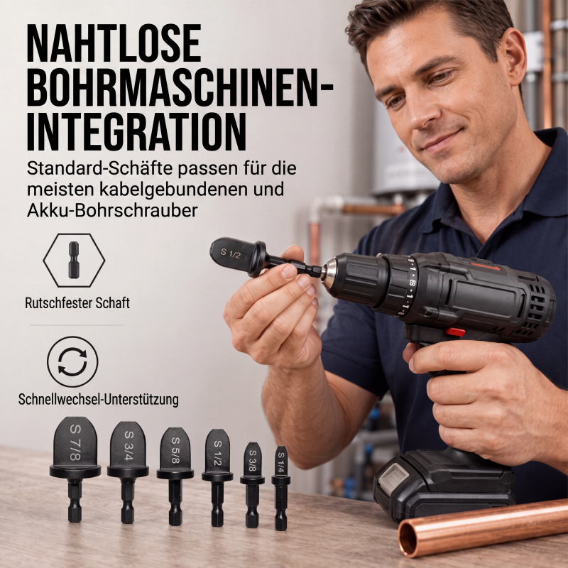🔧⚡ HVAC-Bördelwerkzeug-Set – 50% RABATT! Reibungserweiterung, gehärteter Stahl, lasergravierte Größen – saubere Verbindungen. 🛠️