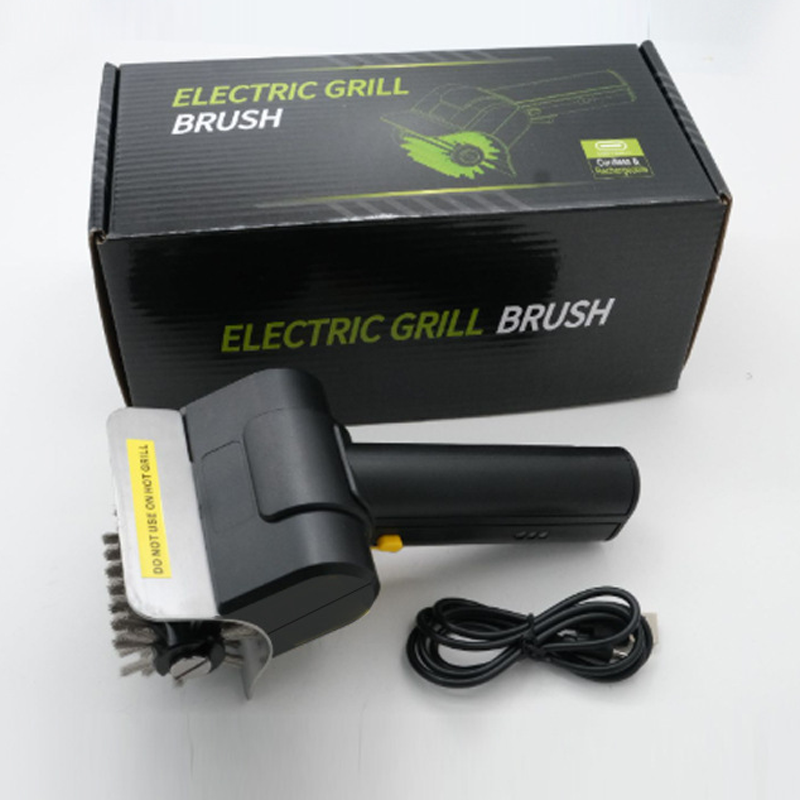 Grillbürste Elektrisch Kabellos – Kein Schrubben, voller Glanz! 🔥 1100 U/min, 90 Min. Akku, splitterfrei ⚡ Limitiertes Angebot ⏳