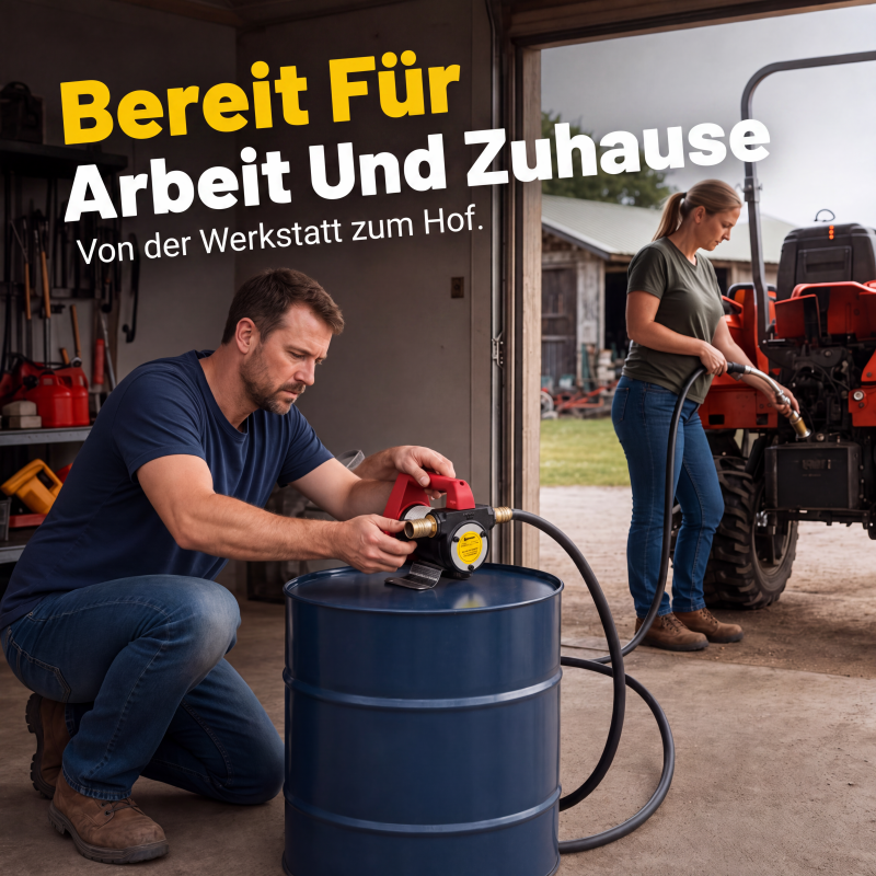 📢📢50% RABATT !!⏰Tragbare Diesel-Transferpumpe