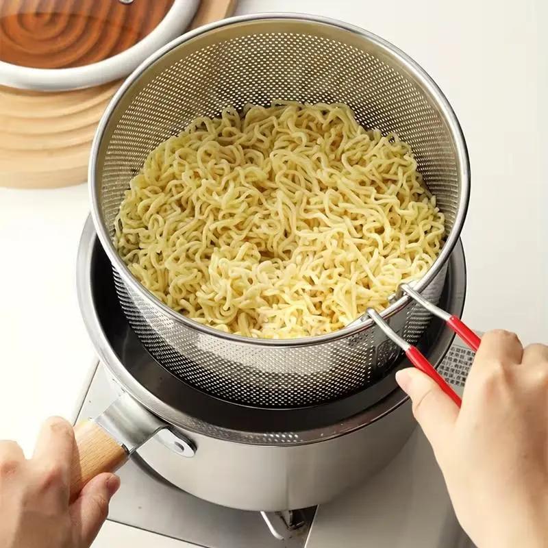 Multifunktionaler Frittiertopf aus 304 Edelstahl