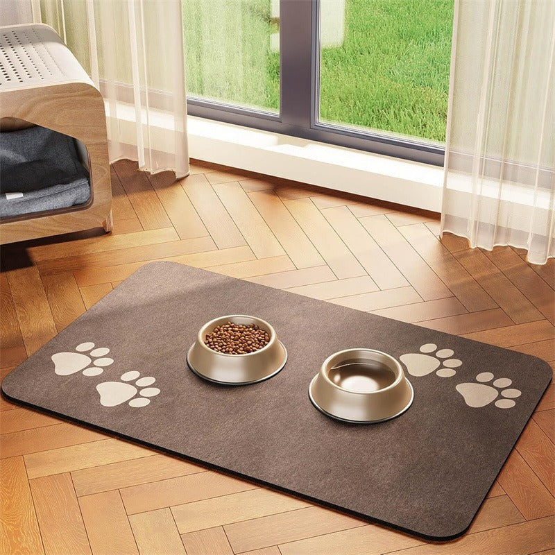 🐾 Kieselgur-Futtermatte für Hunde und Katzen
